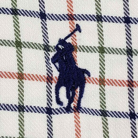 Polo Ralph Lauren Shirt Oxford Men's XL White Multicolor Plaid LS Button Down - Picture 4 of 9